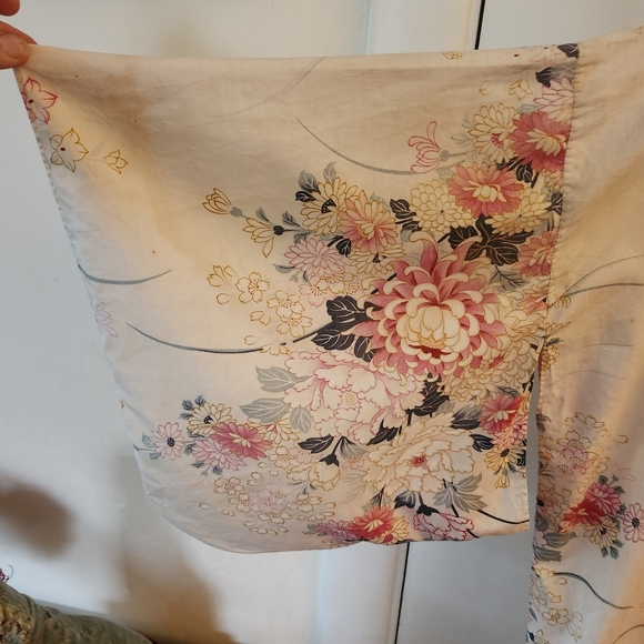 Cotton Kimono Robe - Picture 6 of 14
